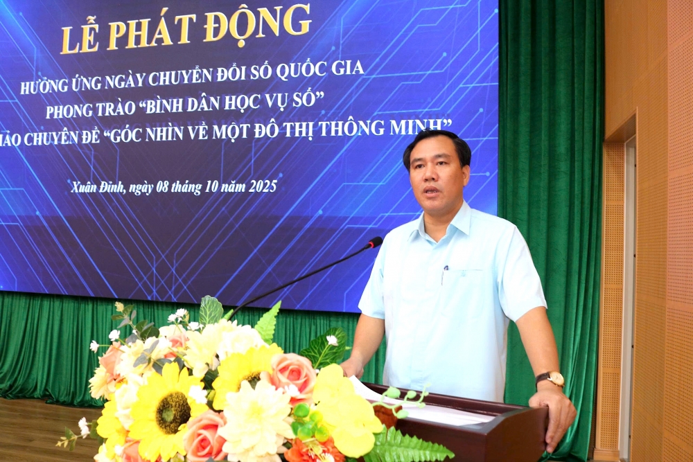 Chủ tịch UBND phường Nguyễn Thường Sơn phát động hưởng ứng