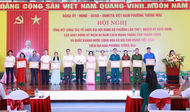 Tương Mai lan tỏa khí thế mới sau thành công Đại hội Đảng bộ phường lần thứ I
