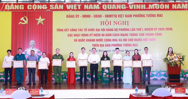 Tương Mai lan tỏa khí thế mới sau thành công Đại hội Đảng bộ phường lần thứ I