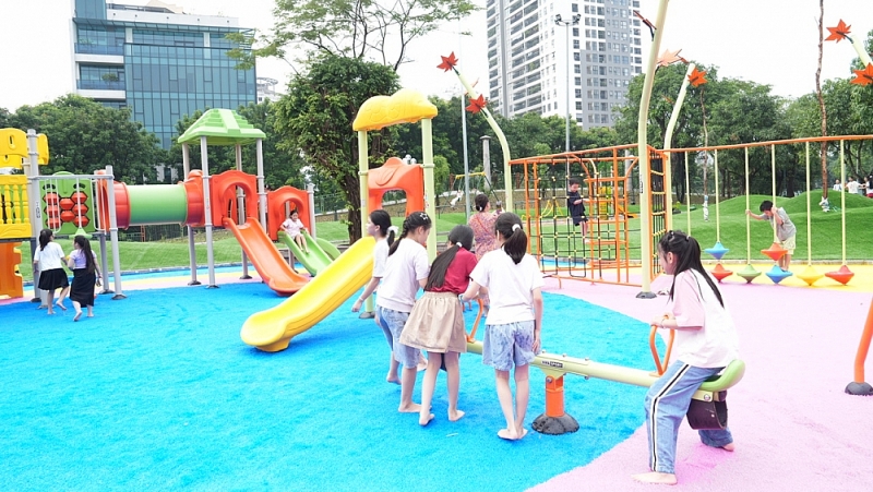 Công viên Cầu Giấy - điểm nhấn xanh giữa lòng Thủ đô