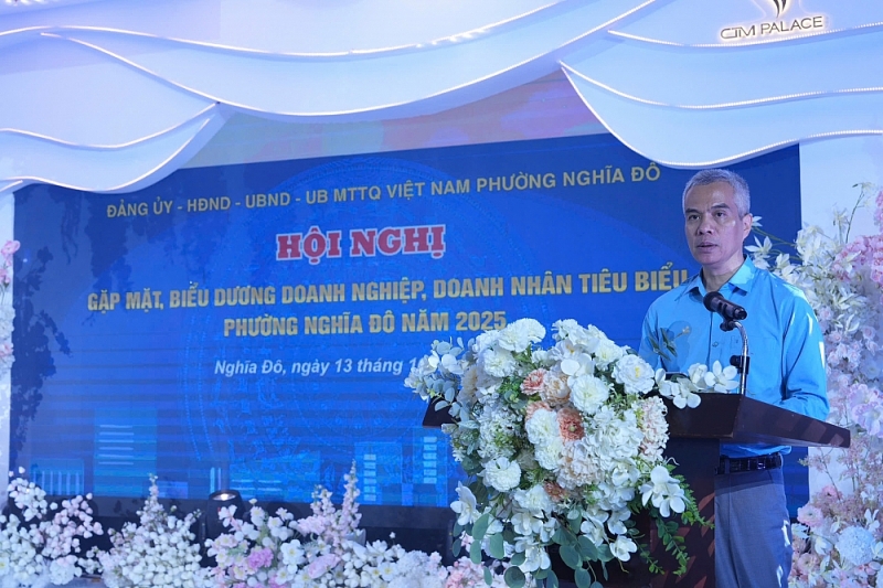 Biểu dương 39 doanh nghiệp, doanh nhân tiêu biểu phường Nghĩa Đô