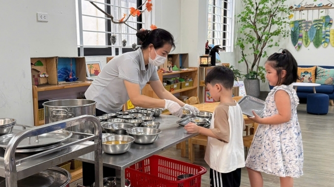 Bữa ăn bán trú an toàn từ nguồn gốc đến lên bàn ăn tại Tây Hồ