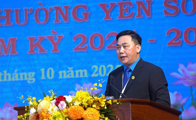 Đồng chí Chủ tịch Công đoàn phường Yên Sở khoá mới