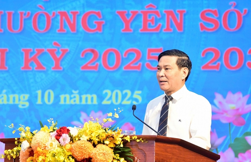 Đồng chí Giang Trí Chung - Phó Bí thư Thường trực Đảng ủy phường Yên Sở 