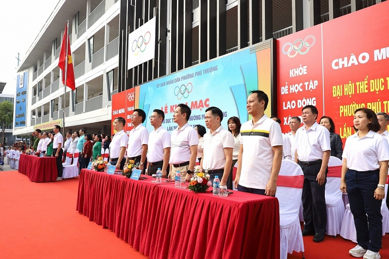 Phú Thượng tưng bừng khai hội thể thao 2025