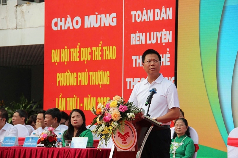Phú Thượng tưng bừng khai hội thể thao 2025