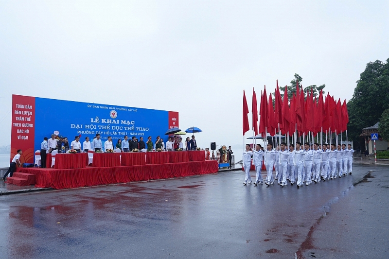 Ấn tượng Ngày hội thể thao đầu tiên của phường Tây Hồ