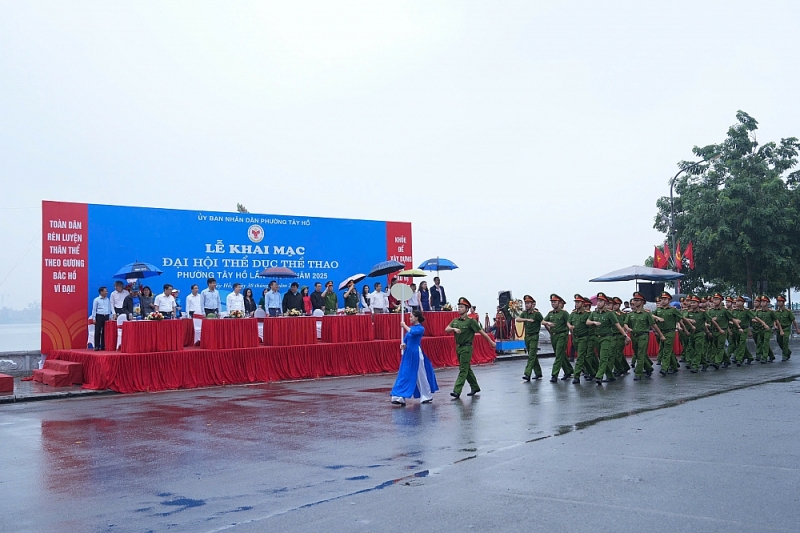 Ấn tượng Ngày hội thể thao đầu tiên của phường Tây Hồ