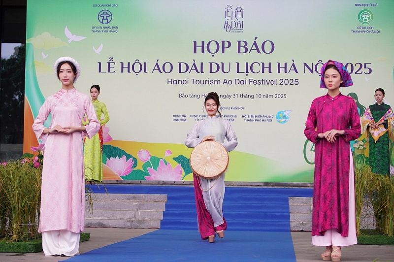 Họp báo giới thiệu Lễ hội Áo dài Du lịch Hà Nội 2025: Lan tỏa tình yêu áo dài - quảng bá du lịch Thủ đô