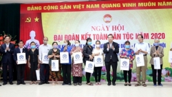 Chủ tịch UBND thành phố Chu Ngọc Anh dự Ngày hội Đại đoàn kết toàn dân phường Nam Đồng