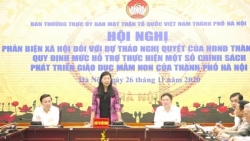 mttq viet nam tp ha noi lay y kien phan bien vao du thao nghi quyet quy dinh muc ho tro giao duc mam non