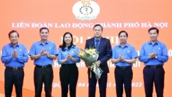Đồng chí Phạm Quang Thanh được bầu làm Chủ tịch Liên đoàn Lao động TP Hà Nội