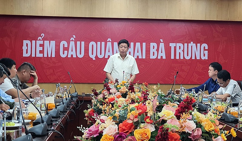 Phó Chủ tịch UBND thành phố Dương Đức Tuấn phát biểu kết luận buổi kiểm tra