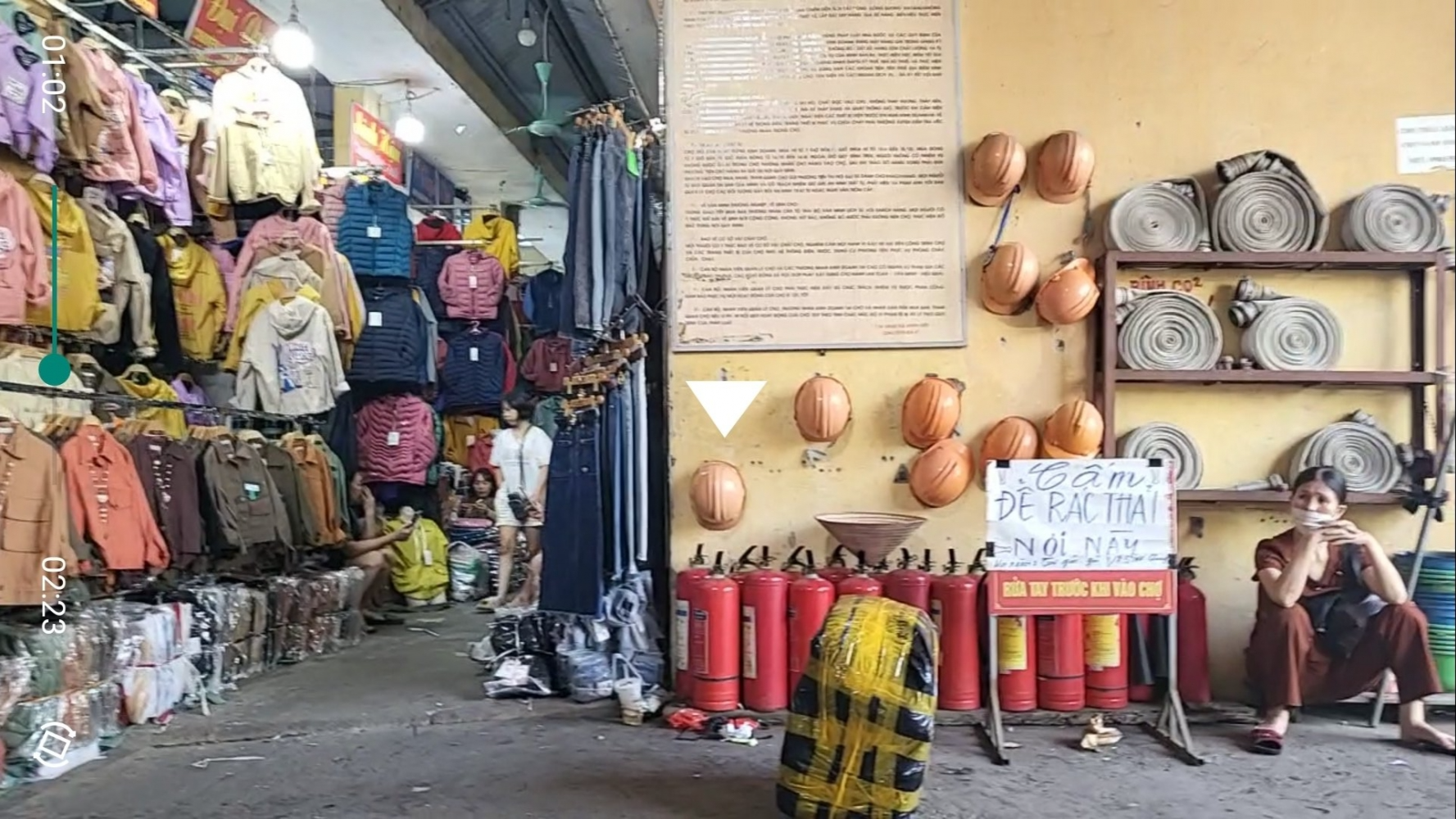 Chợ Nành vẫn hoạt động bất chấp “lệnh” tạm đình chỉ vì vi phạm PCCC