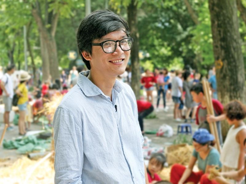 Ông Nguyễn Tiêu Quốc Đạt, đồng sáng lập Think Playgrounds, phụ trách dự án Dog Park