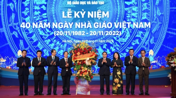 Bộ GD&ĐT tổ chức đại lễ Kỷ niệm 40 năm Ngày Nhà giáo Việt Nam