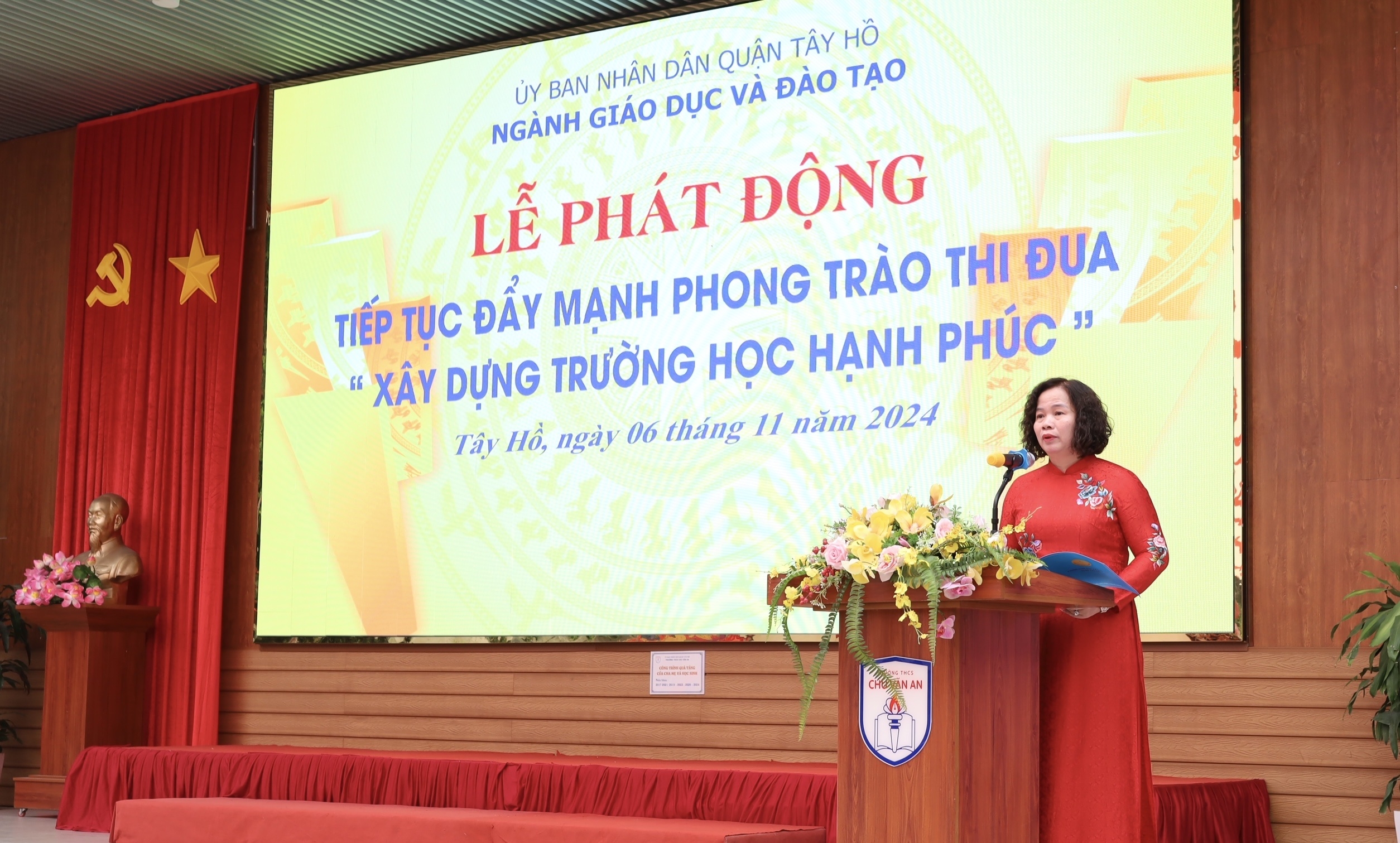 Quận Tây Hồ tiếp tục thi đua xây dựng "Trường học hạnh phúc"