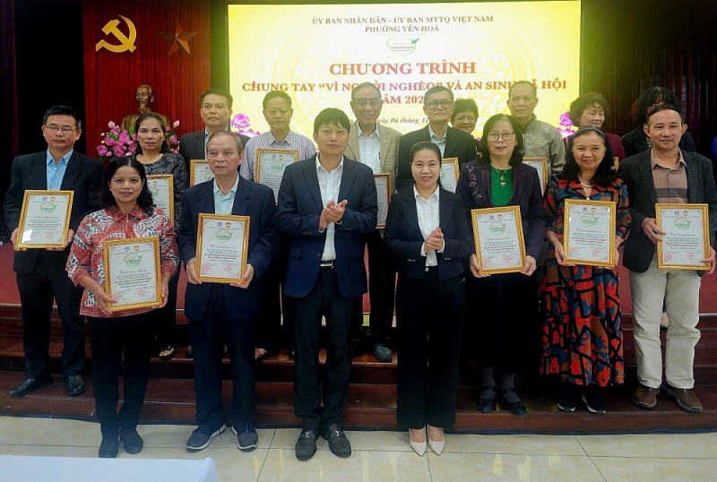 Yên Hòa phát động phong trào “Chung tay vì người nghèo và an sinh xã hội năm 2025”