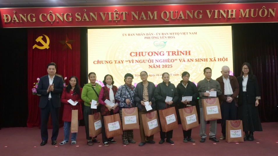 Yên Hòa phát động phong trào “Chung tay vì người nghèo và an sinh xã hội năm 2025”