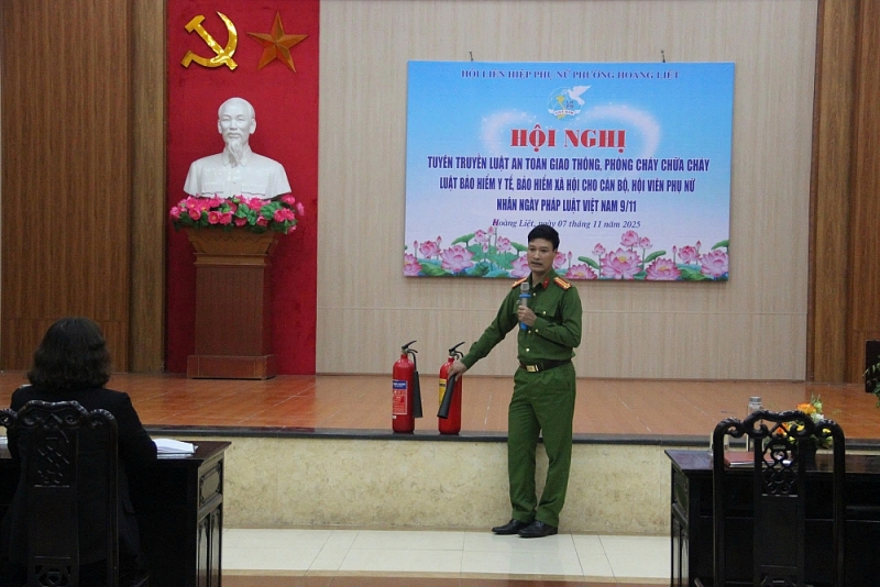 Trung tá Nguyễn Quân, Tổ trưởng Tổ Cảnh sát khu vực Công an phường Hoàng Liệt 