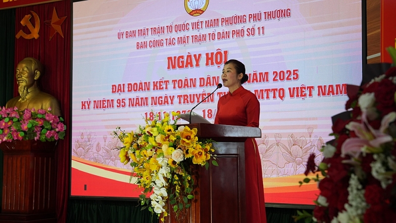 Tổ dân phố số 11 phường Phú Thượng phát huy tinh thần đại đoàn kết toàn dân