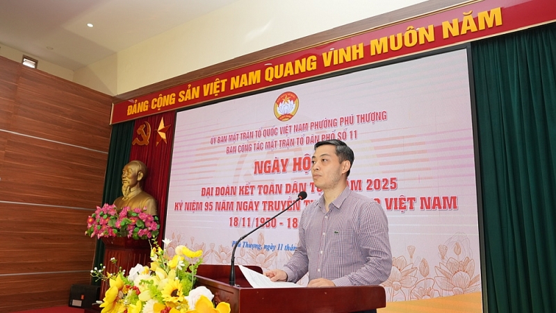 Tổ dân phố số 11 phường Phú Thượng phát huy tinh thần đại đoàn kết toàn dân