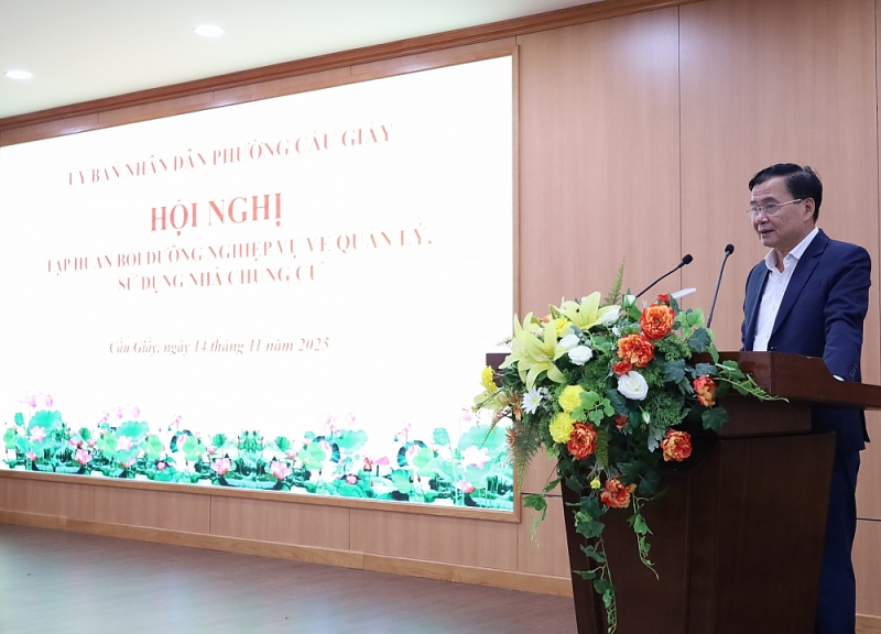 đồng chí Lương Mậu Hùng, Phó Chủ tịch UBND phường Cầu Giấy đồng chí Lương Mậu Hùng, Phó Chủ tịch UBND phường Cầu Giấy