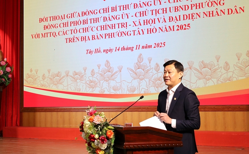 Đối thoại ở phường Tây Hồ: Lắng nghe dân để phục vụ dân tốt hơn