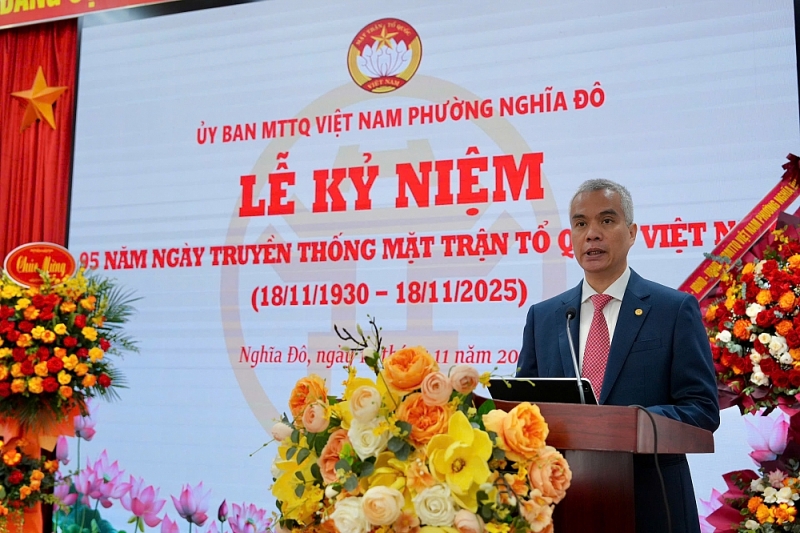 Đoàn kết xây dựng phường Nghĩa Đô giàu đẹp, văn minh, hiện đại, Nhân dân hạnh phúc Đoàn kết xây dựng phường Nghĩa Đô giàu đẹp, văn minh, hiện đại, Nhân dân hạnh phúc