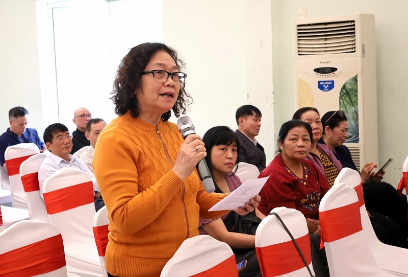 Đại biểu HĐND TP Hà Nội tiếp xúc cử tri 3 phường Cầu Giấy - Yên Hòa - Nghĩa Đô