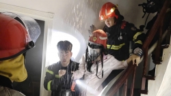 giai cuu duoc 1 nguoi trong vu chay nha dan cao tang