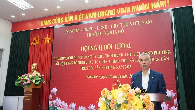 Phường Nghĩa Đô đối thoại, gỡ vướng dân sinh