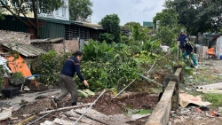 Phường Lĩnh Nam ra quân thu hồi đất công bị lấn chiếm làm sân bóng