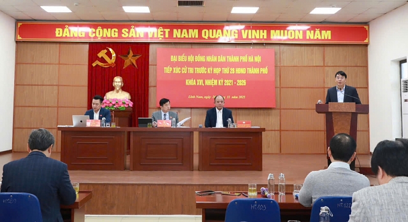 Cử tri kiến nghị về dự án sông Hồng, trường học và hạ tầng