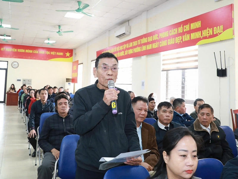 Cử tri kiến nghị về dự án sông Hồng, trường học và hạ tầng