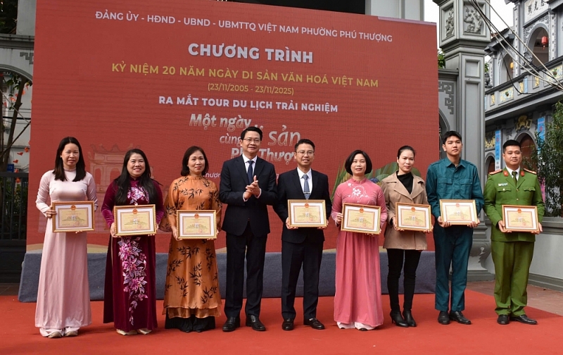 Ra mắt Tour du lịch trải nghiệm “Một ngày cùng di sản Phú Thượng”