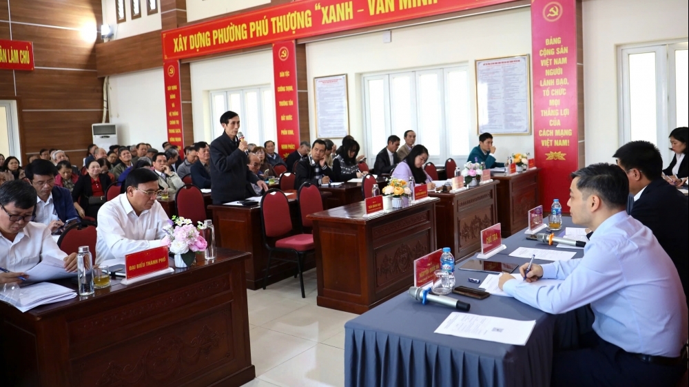 Nhiều “điểm nghẽn” tháo gỡ tại đối thoại ở phường Phú Thượng