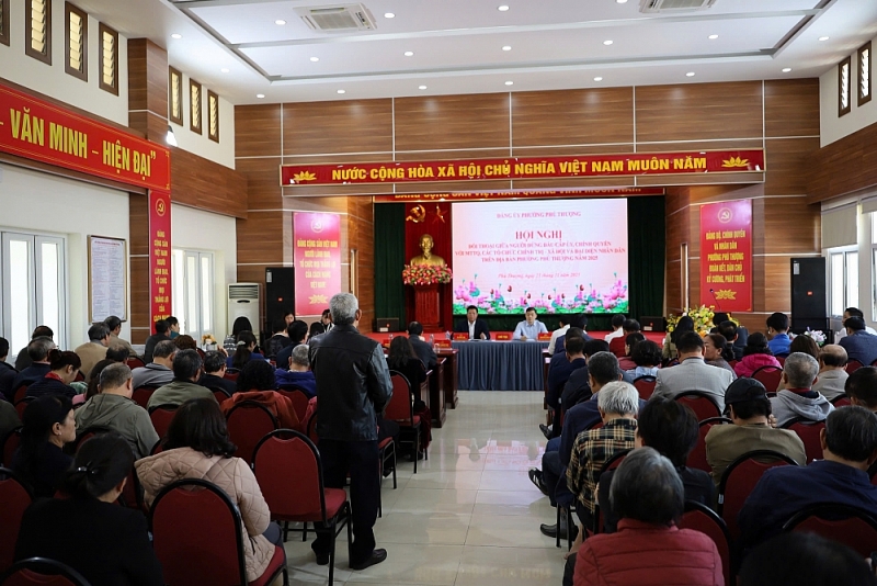 Nhiều “điểm nghẽn” tháo gỡ tại đối thoại ở phường Phú Thượng