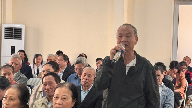 Tương Mai: Tiếp xúc cử tri chuyên đề về trật tự đô thị và vệ sinh môi trường