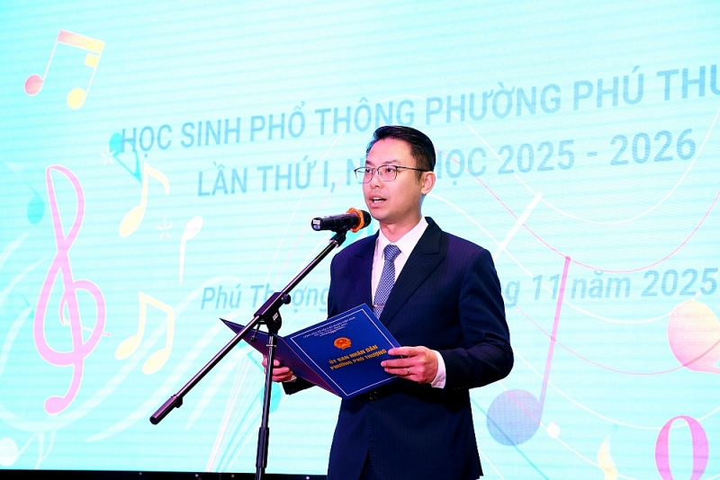 Tỏa sáng tài năng nhạc cụ học sinh Phú Thượng