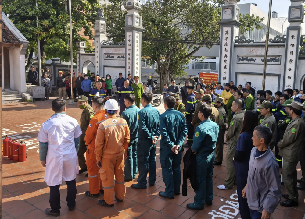 Nhiều lực lượng tham gia diễn tập Nhiều lực lượng tham gia diễn tập