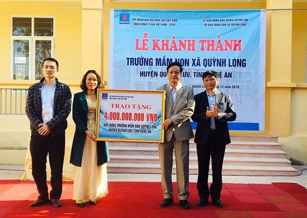 pv gas tai tro xay dung hai truong mam non nghe an va ha tinh