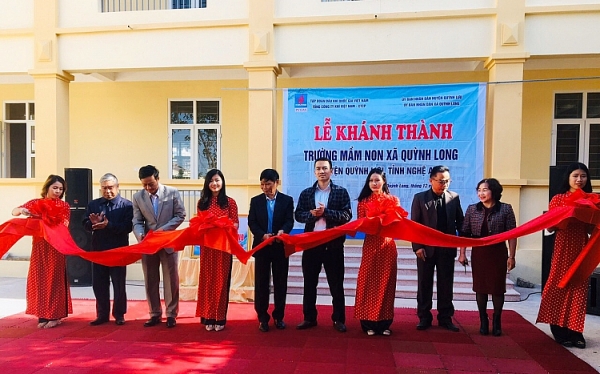 pv gas tai tro xay dung hai truong mam non nghe an va ha tinh