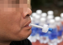 Kiểm tra ma túy bằng ống thổi nước bọt