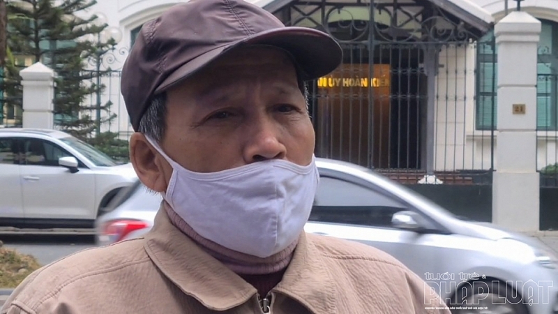 ông Đỗ Châu Long, người dân ở Hai Bà Trưng, Hà Nội