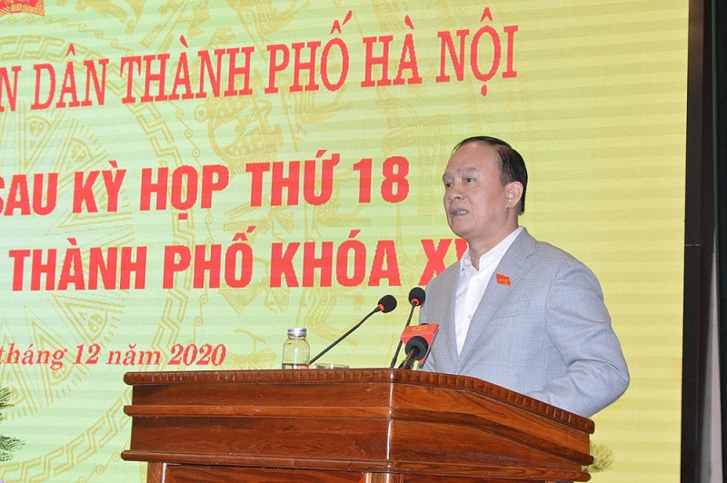 Chủ tịch HĐND thành phố Nguyễn Ngọc Tuấn tiếp xúc cử tri huyện Hoài Đức