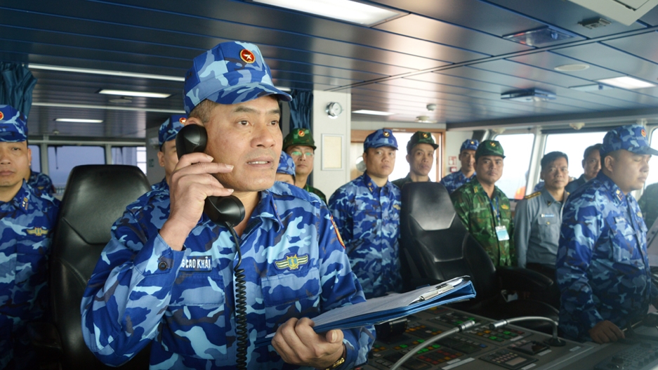 Cảnh sát biển hai nước Việt Nam - Trung Quốc tuần tra liên hợp