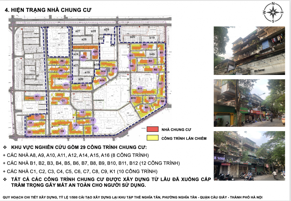 Quận Cầu Giấy: Tổ chức lấy ý kiến về Nhiệm vụ Quy hoạch, cải tạo xây dựng khu tập thể Nghĩa Tân