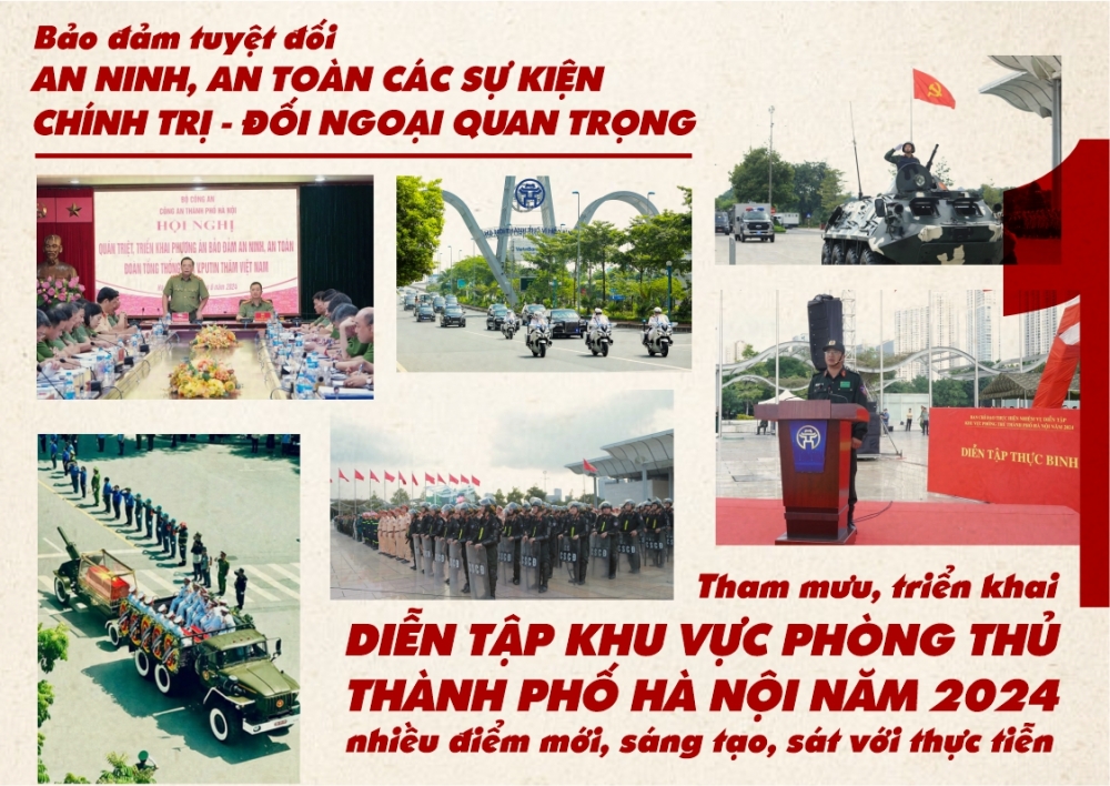 10 dấu ấn Công an Hà Nội trong năm 2024