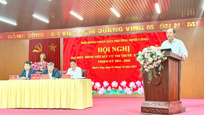 Định Công lắng nghe, giải quyết dứt điểm kiến nghị cử tri